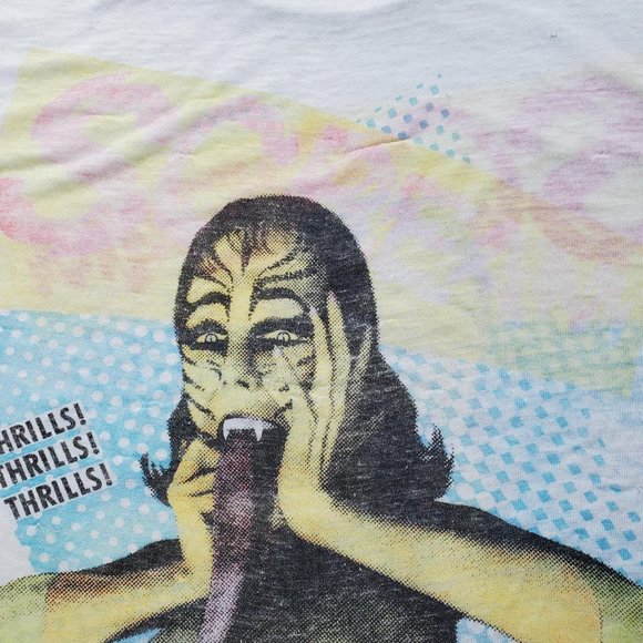 Rare Vintage 80s Poison Band Tee 1989 Scream Tour - Picture 5 of 16